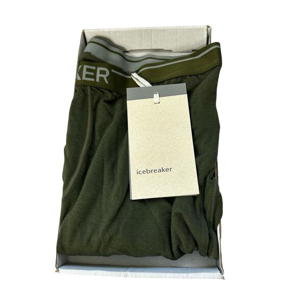 Icebreaker Men's Merino Bodyfit Anatomica Long Boxers Underwear Loden XL - Picture 4 of 9